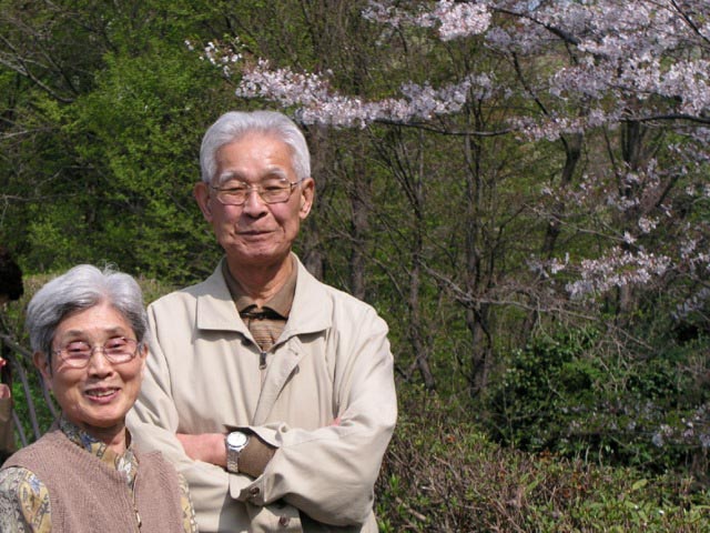 Sensei Yokokoji e sua esposas Senhora Sumiko - 2007 Kawasaki